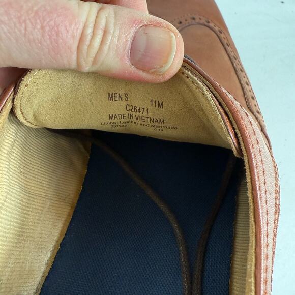 Cole Haan Originalgrand Wingtip Oxfords Men's 11 Brown Lace Up Low Top C26471 - Picture 10 of 10